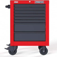 Proto - Tool Roller Cabinets Drawers Range: 5 - 10 Drawers Width Range: 24" - 29.9" - Eagle Tool & Supply