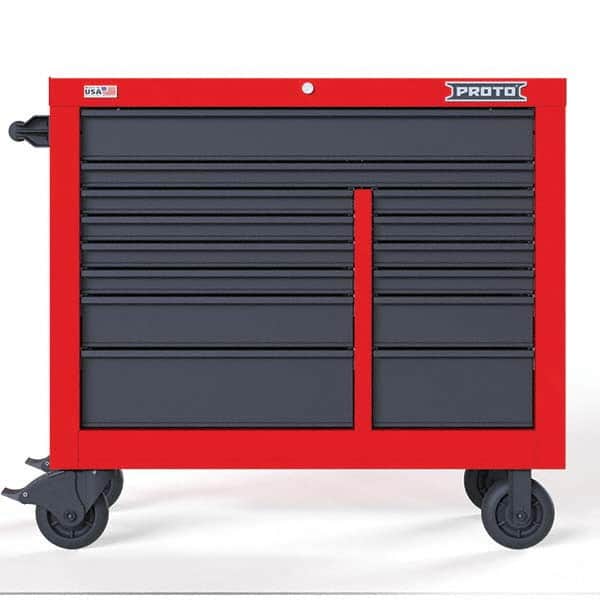 Proto - Tool Roller Cabinets Drawers Range: 11 - 15 Drawers Width Range: 36" - 47.9" - Eagle Tool & Supply
