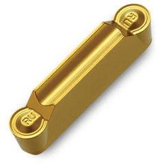 Grooving Insert: TDTRU K10, Solid Carbide Uncoated, Neutral, 0.157″ Cutting Width, Series TDT-RU (Full Radius)