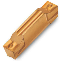 Grooving Insert: TDFTT K10, Solid Carbide Uncoated, Left Hand, 0.157″ Cutting Width, Series TDFT-E