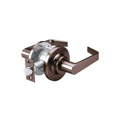 Lever Locksets; Type: Passage/Closet; Key Type: Keyless; Strike Type: ANSI 4-7/8; Finish/Coating: Oil Rubbed Bronze; Material: Steel; Material: Steel; Door Thickness: 1-3/8 ™1-3/4; Backset: 2.75; Lockset Grade: Grade 2; Cylinder Type: None; Minimum Order