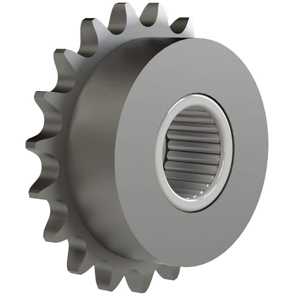 Chain Idler Sprockets; Bore Diameter: 1.5000; Hub Diameter: 3.5630; Pitch: 1.75 in; Compatible Shaft Diameter: 1.5 in; Number Of Strands: 1; Bearing Type: Needle; Material: Steel; Number of Teeth: 11; Minimum Order Quantity: Steel; Shaft Diameter (Inch):