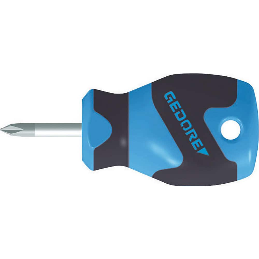 Phillips Screwdrivers; Tip Size: #2; Overall Length: 82.00; Handle Type: Ergonomic; Overall Length (Inch): 82.00; Features: 3-Component Handle Power-Grip With Hanging Hole; Standards: DIN ISO 8764; Overall Length (Inch): 82.00