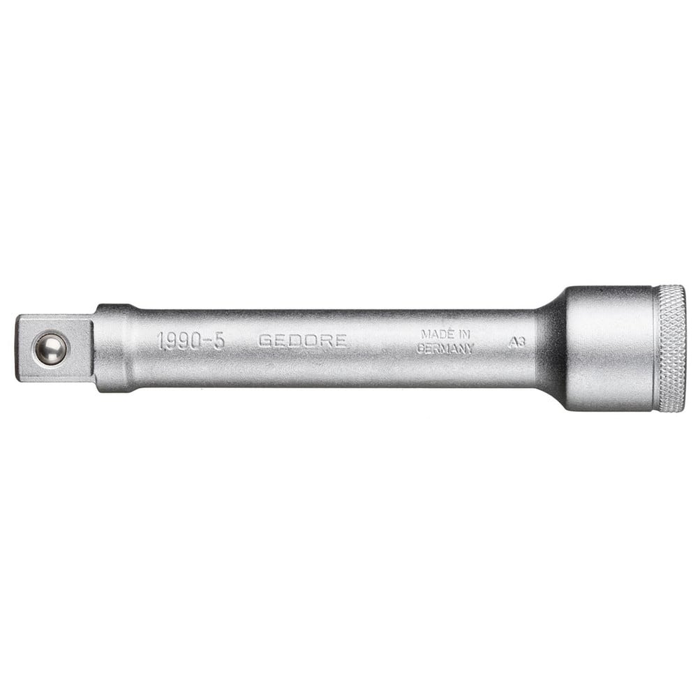 Socket Extensions; Extension Type: Non-Impact; Drive Size: 1/2 in; Finish: Chrome-Plated; Overall Length (mm): 125.00; Material: Chrome Vanadium; Standards: ISO 3316; DIN 3120; ISO 1174; DIN 3123; Overall Length: 125.00