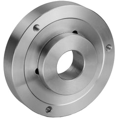 Lathe Chuck Adapter Back Plates; Nominal Chuck Size: 8 in; Mount Type: D1-4; Spindle Nose Type: D Series; Chuck Compatibility: 1-101-0800,1-103-0800,1-151-0800,1-153-0800; Through-hole Diameter: 2.165 in; Chuck Diameter Compatibility: 8 in; Material: Stee
