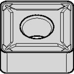 SNMG 432 Double-sided|G TN15U, 1/32″ Corner Radius, 3/16″ Thick, 1/2″ Inscribed Circle, Uncoated, Square, Turning Indexable Insert - Eagle Tool & Supply