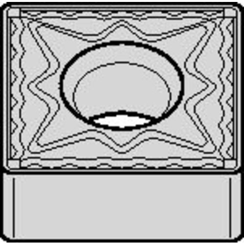 SNMG 433 Double-sided|G TN30P, 3/64″ Corner Radius, 3/16″ Thick, 1/2″ Inscribed Circle, TiN, Square, Turning Indexable Insert - Eagle Tool & Supply