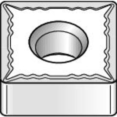 SNMG 431 Double-sided|G WM15CT, 1/64″ Corner Radius, 3/16″ Thick, 1/2″ Inscribed Circle, TiN, Square, Turning Indexable Insert - Eagle Tool & Supply