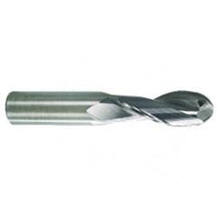 1/2 TuffCut AL 2 Fl Ctr Cut Ball Al End Mill - Eagle Tool & Supply