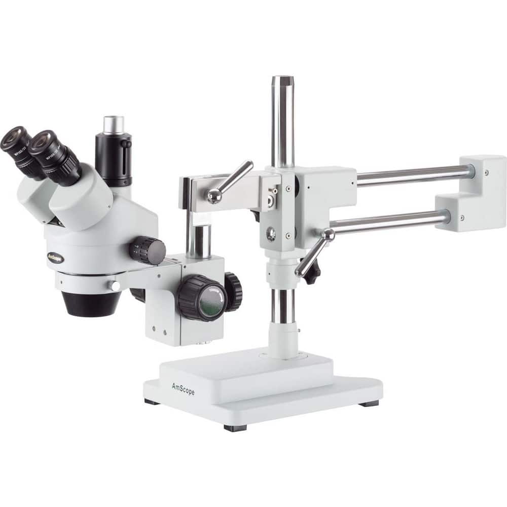 Microscopes; Microscope Type: Stereo; Eyepiece Type: Trinocular; Image Direction: Upright; Eyepiece Magnification: 10x; Maximum Magnification: 7x