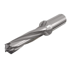 Replaceable Tip Drill: 0.866 to 0.902'' Drill Dia, 4.519″ Max Depth, 1'' Straight-Cylindrical Shank Uses H3P Inserts, 8.33″ OAL, Through Coolant