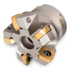 Indexable High-Feed Face Mills; Minimum Cutting Diameter: 2.1440 in; Maximum Cutting Diameter: 3.0000 in; Maximum Depth Of Cut: 0.1070 in; Arbor Hole Diameter (mm): 1.00; Compatible Insert Size Code: 1605; Maximum Ramping Angle: 2.4  ™; Series: 5G6Q; Cutt