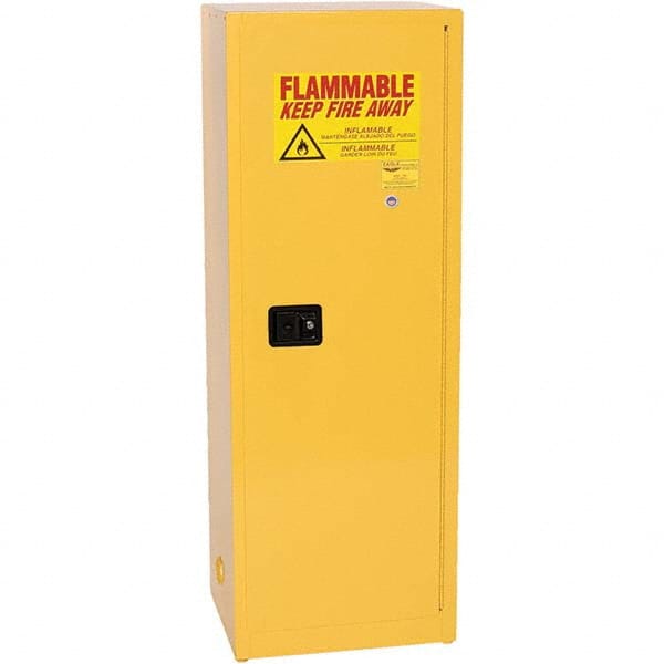 Eagle - Safety Cabinets Hazardous Chemical Type: Flammable and Combustible Liquids Color: Yellow - Eagle Tool & Supply