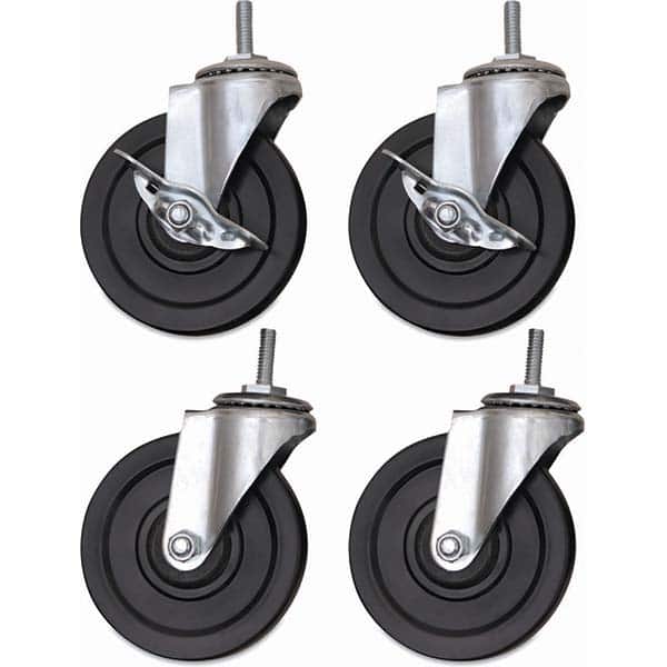 ALERA - Standard Casters Mount: Stem Style: Grip Ring - Eagle Tool & Supply