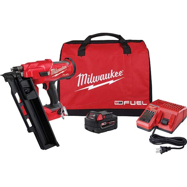 Milwaukee Tool - Cordless Nailers Fastener Type: Framing Nailer Nail Length (Inch): 2 - 3-1/2 - Eagle Tool & Supply