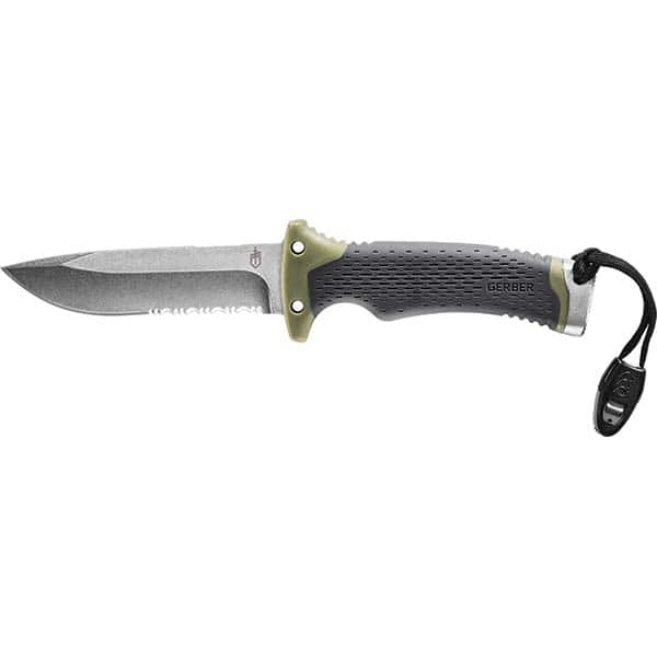 Gerber - Fixed Blade Knives Trade Type: Drop Point Blade Length (Inch): 4.76 - Eagle Tool & Supply