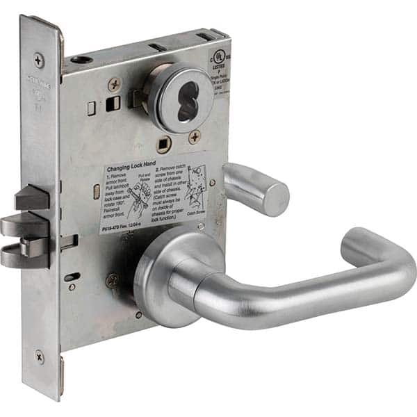 Schlage - Lever Locksets Type: Classroom Door Thickness: 1-3/4 - Eagle Tool & Supply