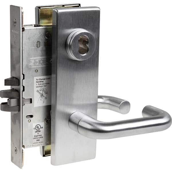 Schlage - Lever Locksets Type: Classroom Door Thickness: 1-3/4 - Eagle Tool & Supply