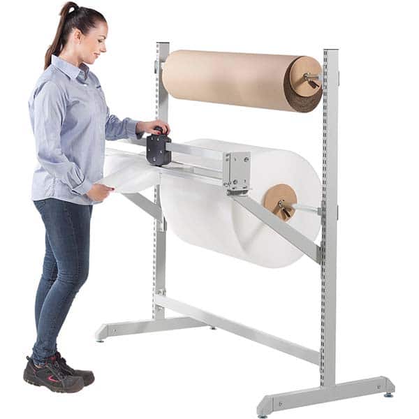 Treston - Packing Material Rotary Cutters, Storage Stands & Work Stations Type: Rolling Stand Bracket Contents: Brackets for Attaching Cutter to Packing Material Roll Stands - Eagle Tool & Supply