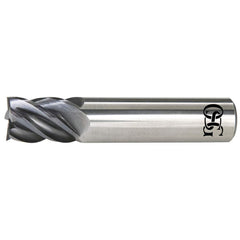 OSG - VGM5 5/8" Diam 5-Flute Carbide 0.12" Corner Radius End Mill - Exact Industrial Supply
