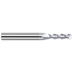 Harvey Tool - Ball End Mills; Mill Diameter (Inch): 3/32 ; Mill Diameter (Decimal Inch): 0.0930 ; Number of Flutes: 2 ; Length of Cut (Inch): 1/2 ; Length of Cut (Decimal Inch): 0.5000 ; Material: Solid Carbide - Exact Industrial Supply