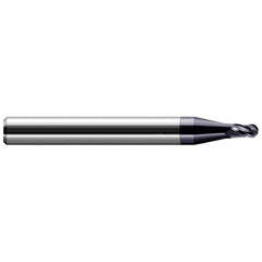 Harvey Tool - Ball End Mills; Mill Diameter (Inch): 1/8 ; Mill Diameter (Decimal Inch): 0.1250 ; Number of Flutes: 3 ; Length of Cut (Inch): 3/16 ; Length of Cut (Decimal Inch): 0.1870 ; Material: Solid Carbide - Exact Industrial Supply