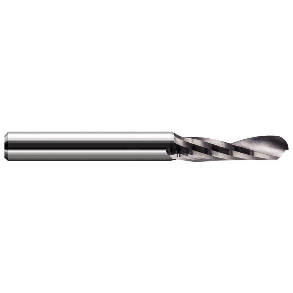 Harvey Tool - Ball End Mills; Mill Diameter (Inch): 1/16 ; Mill Diameter (Decimal Inch): 0.0625 ; Number of Flutes: 1 ; Length of Cut (Decimal Inch): 0.1860 ; Material: Solid Carbide ; Overall Length (Inch): 1-1/2 - Exact Industrial Supply