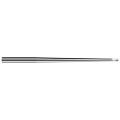 Harvey Tool - Ball End Mills; Mill Diameter (Inch): 1/8 ; Mill Diameter (Decimal Inch): 0.1250 ; Number of Flutes: 2 ; Length of Cut (Decimal Inch): 0.1000 ; Material: Solid Carbide ; Overall Length (Inch): 2 - Exact Industrial Supply