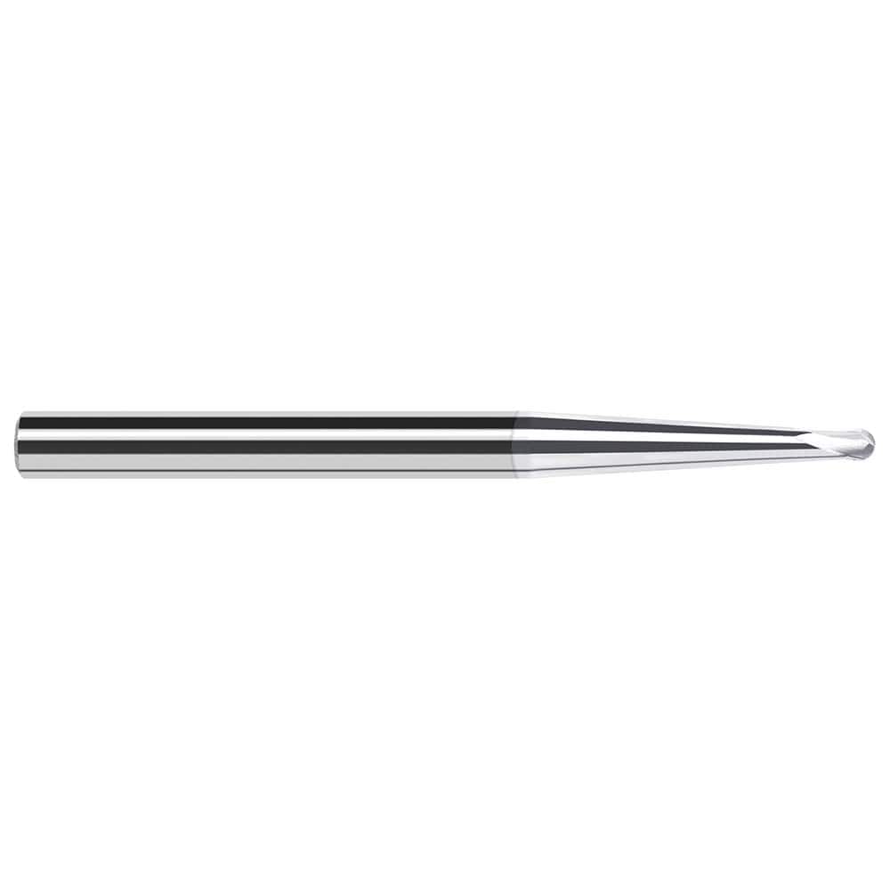 Harvey Tool - Ball End Mills; Mill Diameter (mm): 1.20 ; Mill Diameter (Inch): 3/64 ; Mill Diameter (Decimal Inch): 0.0470 ; Number of Flutes: 2 ; Length of Cut (Decimal Inch): 0.0380 ; Material: Solid Carbide - Exact Industrial Supply