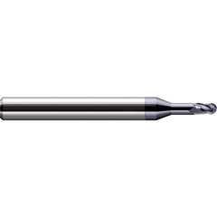 Harvey Tool - Ball End Mills; Mill Diameter (mm): 1.20 ; Mill Diameter (Inch): 3/64 ; Mill Diameter (Decimal Inch): 0.0470 ; Number of Flutes: 3 ; Length of Cut (mm): 1.8000 ; Length of Cut (Decimal Inch): 0.0710 - Exact Industrial Supply