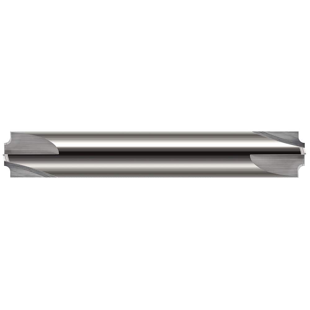 Harvey Tool - Corner Rounding End Mills; Material: Solid Carbide ; Single or Double End: Double ; Radius (Inch): 9/64 ; Radius (Decimal Inch): 0.1400 ; Mill Diameter (Inch): 7/16 ; Mill Diameter (Decimal Inch): 0.4375 - Exact Industrial Supply