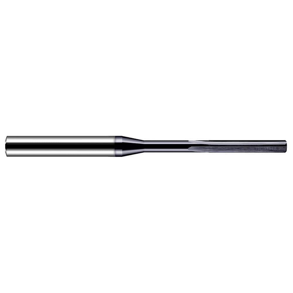 Harvey Tool - 2.7mm Diam 4-Flute Straight Shank Straight Flute Solid Carbide Chucking Reamer - Exact Industrial Supply