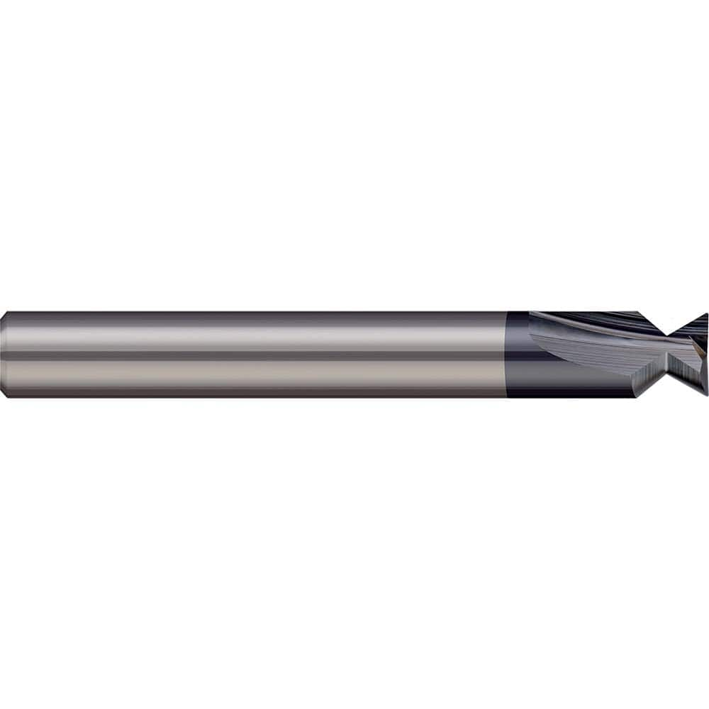 Harvey Tool - 48° 3/16" Cut Diam, 7/64" Cut Width, Solid Carbide Dovetail Cutter - Exact Industrial Supply