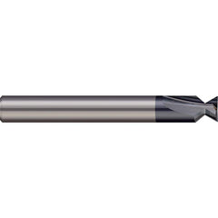 Harvey Tool - 48° 3/16" Cut Diam, 7/64" Cut Width, Solid Carbide Dovetail Cutter - Exact Industrial Supply