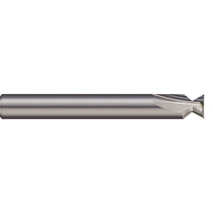 Harvey Tool - 60° 23/64" Cut Diam, 1/8" Cut Width, Solid Carbide Dovetail Cutter - Exact Industrial Supply