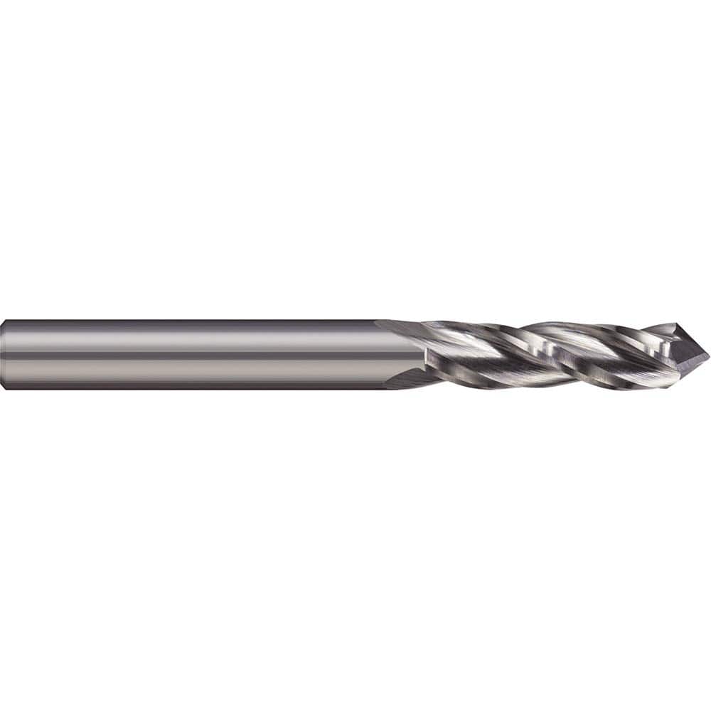 Harvey Tool - Drill Mills; Material: Solid Carbide ; Mill Diameter (Inch): 1/8 ; Mill Diameter (Decimal Inch): 0.1250 ; Shank Diameter (Inch): 1/8 ; Shank Diameter (Decimal Inch): 0.1250 ; Length of Cut (Inch): 1/2 - Exact Industrial Supply
