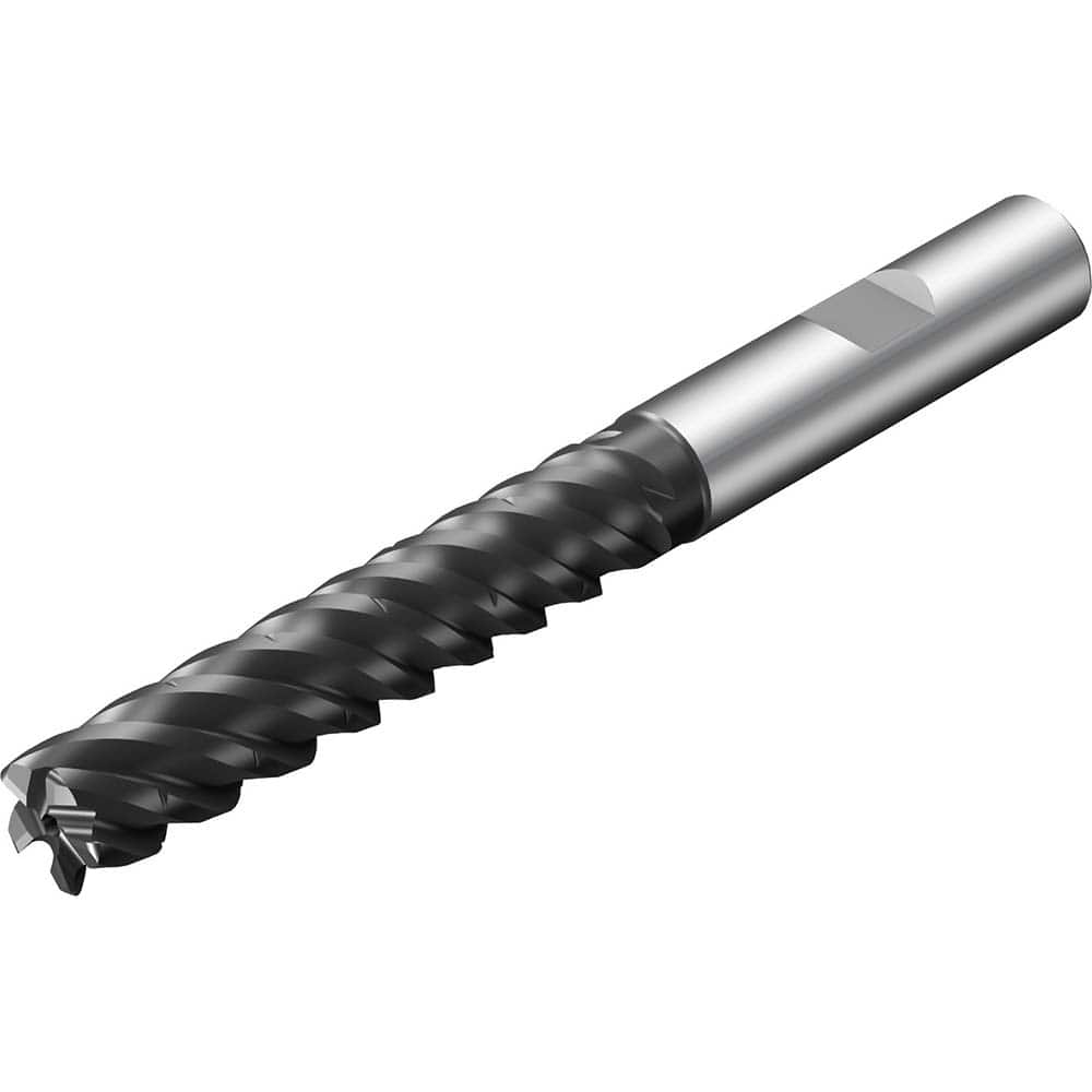 Sandvik Coromant - Corner Radius & Corner Chamfer End Mills; Mill Diameter (Inch): 1 ; Mill Diameter (Decimal Inch): 1.0000 ; End Type: Corner Radius ; Corner Radius (mm): 2.29 ; Corner Radius (Decimal Inch): 0.09 ; Number of Flutes: 5 - Exact Industrial Supply