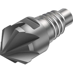 Sandvik Coromant - Corner Radius & Corner Chamfer End Mill Heads; Mill Diameter (mm): 1.50 ; Mill Diameter (Decimal Inch): 0.0591 ; End Type: Corner Radius ; Corner Radius (mm): 4.50 ; Number of Flutes: 4 ; Material: Solid Carbide - Exact Industrial Supply