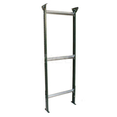 Conveyor Accessories; Type: H Stand; Width (Inch): 37; For Use With: Conveyor of 2-1/2 and 3-1/2″ channel frames and 36″ BF channel frames; Overall Height: 79.0000 in; Material: Steel; Overall Length (Inch): 8.00; Length: 8.00; Overall Length: 8.00; Acces