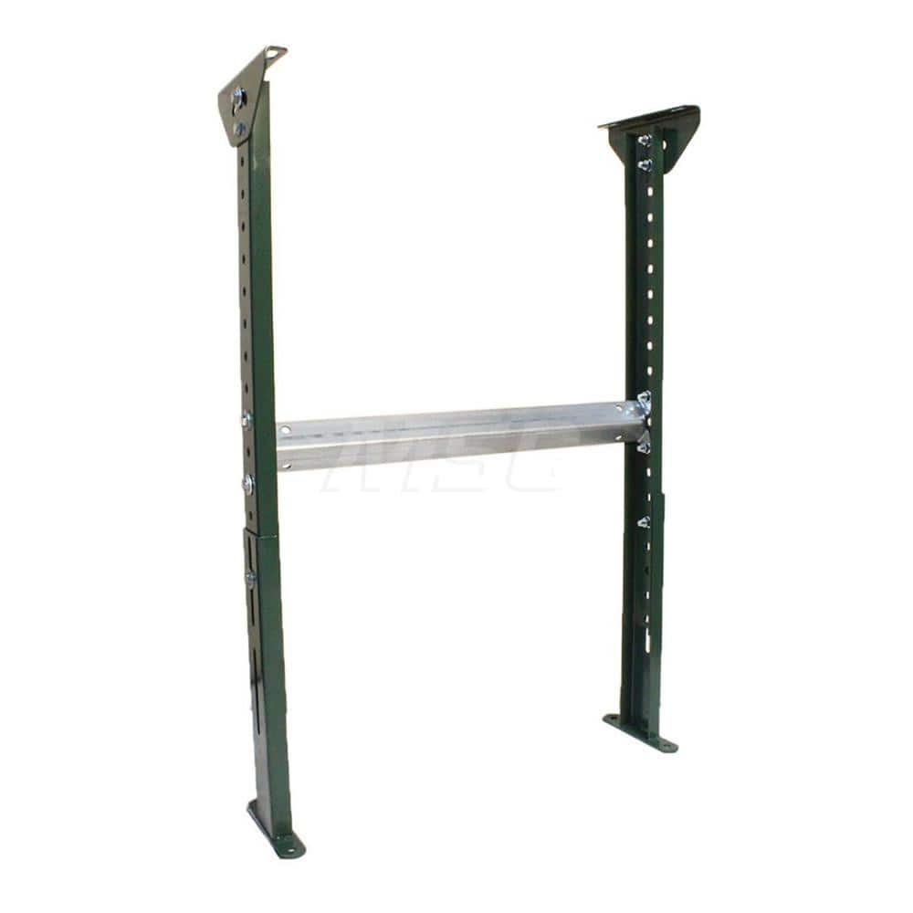 Conveyor Accessories; Type: H Stand; Width (Inch): 37; For Use With: Conveyor of 2-1/2 and 3-1/2″ channel frames and 10″ BF channel frames; Overall Height: 43.0000 in; Material: Steel; Overall Length (Inch): 8.00; Length: 8.00; Overall Length: 8.00; Acces