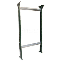 Conveyor Accessories; Type: H Stand; Width (Inch): 21; For Use With: Conveyor of 2-1/2 and 3-1/2″ channel frames and 20″ BF channel frames; Overall Height: 55.0000 in; Material: Steel; Overall Length (Inch): 8.00; Length: 8.00; Overall Length: 8.00; Acces