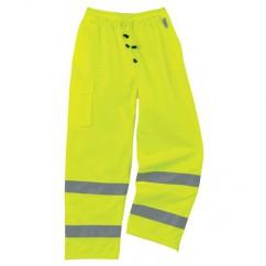 8915 L LIME SUP CLASS E RAIN PANTS - Eagle Tool & Supply