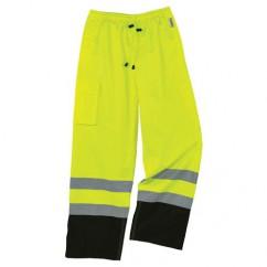 8915BK L LIME BLK BOTT RAIN PANTS - Eagle Tool & Supply