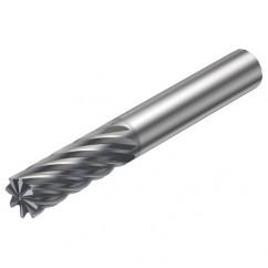 R215.3E-14030-AC26H 1610 14mm 14 FL Solid Carbide End Mill - Corner chamfer w/Cylindrical Shank - Eagle Tool & Supply