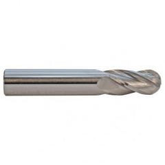 6mm TuffCut GP Standard Length 4 Fl Ball Nose TiAlN Coated Center Cutting End Mill - Eagle Tool & Supply