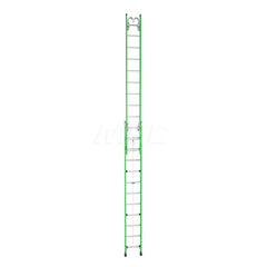 Extension Ladders; Type: Extension Ladder; Material: Fiberglass; Working Length: 29 Feet; Load Capacity (Lb.): 375; Extended Ladder Height: 32; Step Material: Aluminum; Step Ladder Height: 17.42; Overall Depth: 6 in; Number Of Steps: 24; Ladder Rating: Ty