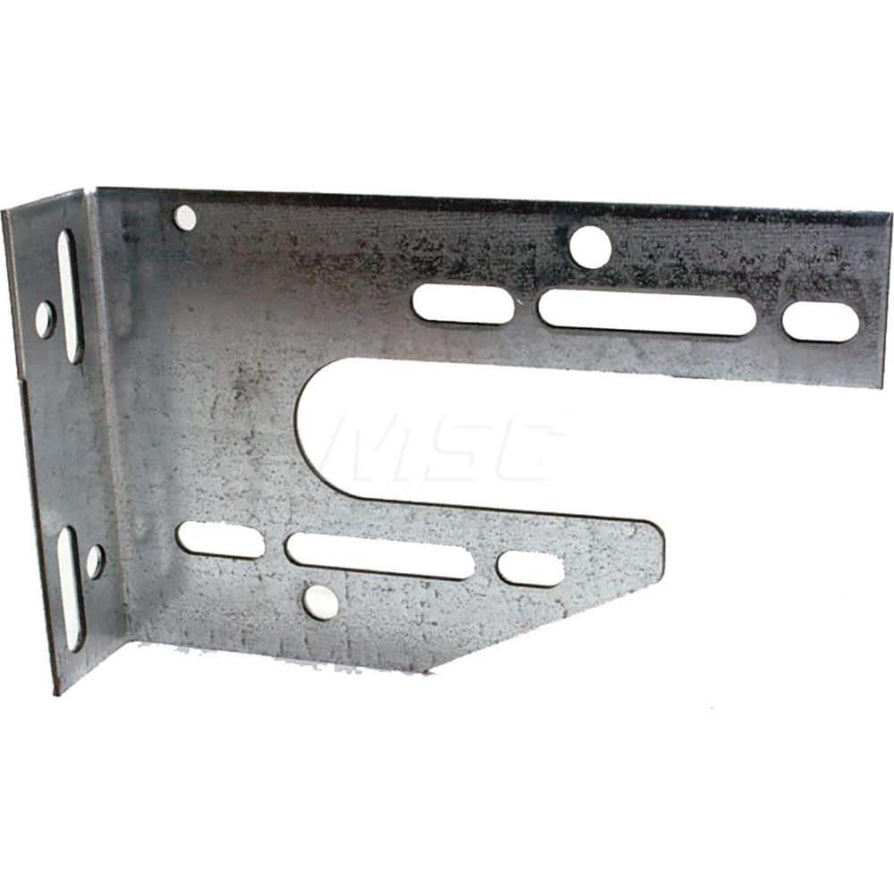 Garage Door Hardware; Type: Universal Center Bearing Plate; For Use With: Commercial Doors; Material: Steel; Overall Width: 9; Overall Height: 5.75; Finish/Coating: Galvanized; Includes: Projects Left, 11 Gauge; For Use With: Commercial Doors; Finish: Gal