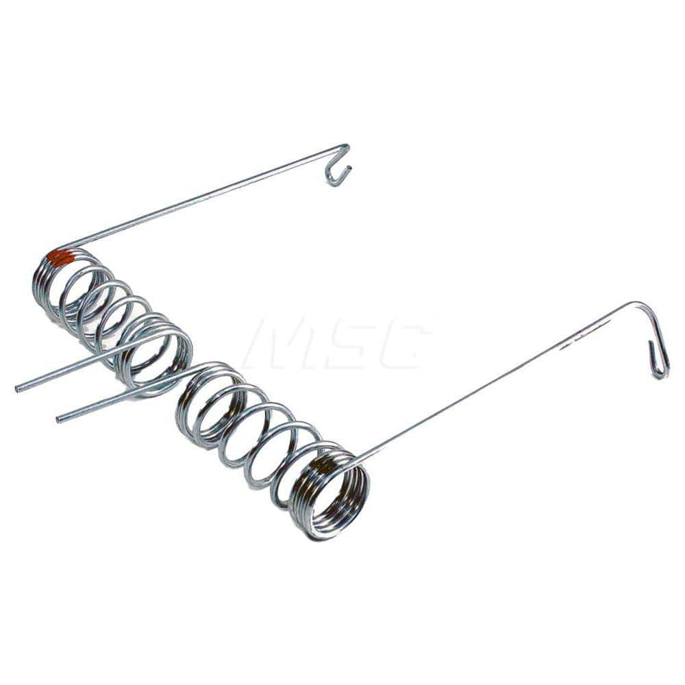 Garage Door Hardware; Type: Garage Door Cable Snubbers; For Use With: Commercial Doors; Material: Steel; Finish/Coating: Galvanized; Includes: Keeps garage door cables tight to prevent cable from coming off cable pick up drums (Cable Spooling) Fits 7/16 i