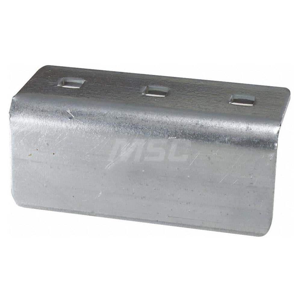 Garage Door Hardware; Type: Garage Door Step Plate; For Use With: Commercial Doors; Material: Steel; Overall Length: 1.25; Overall Width: 3; Overall Height: 1.25; Finish/Coating: Galvanized; Length (Inch): 1.25; For Use With: Commercial Doors; Finish: Gal