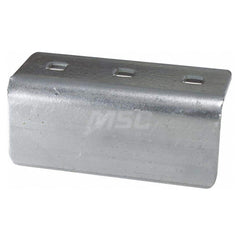 Garage Door Hardware; Type: Garage Door Step Plate; For Use With: Commercial Doors; Material: Steel; Overall Length: 1.25; Overall Width: 3; Overall Height: 1.25; Finish/Coating: Galvanized; Length (Inch): 1.25; For Use With: Commercial Doors; Finish: Gal